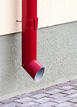 Red guttering
