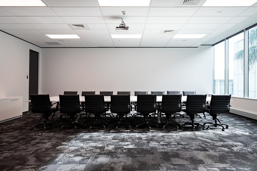 custom fleet meeting room fitout