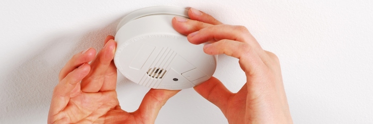 Smoke alarm maintenance for rentals