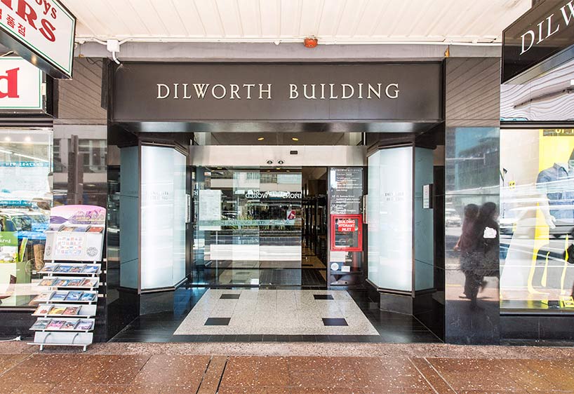 Dilworth Building entrance
